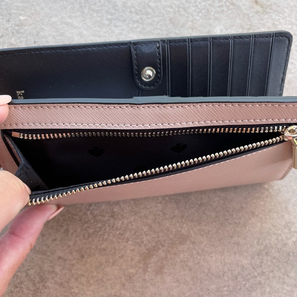NWT Kate Spade Staci Colorblock Slim Bifold Wallet - Picture 10 of 10